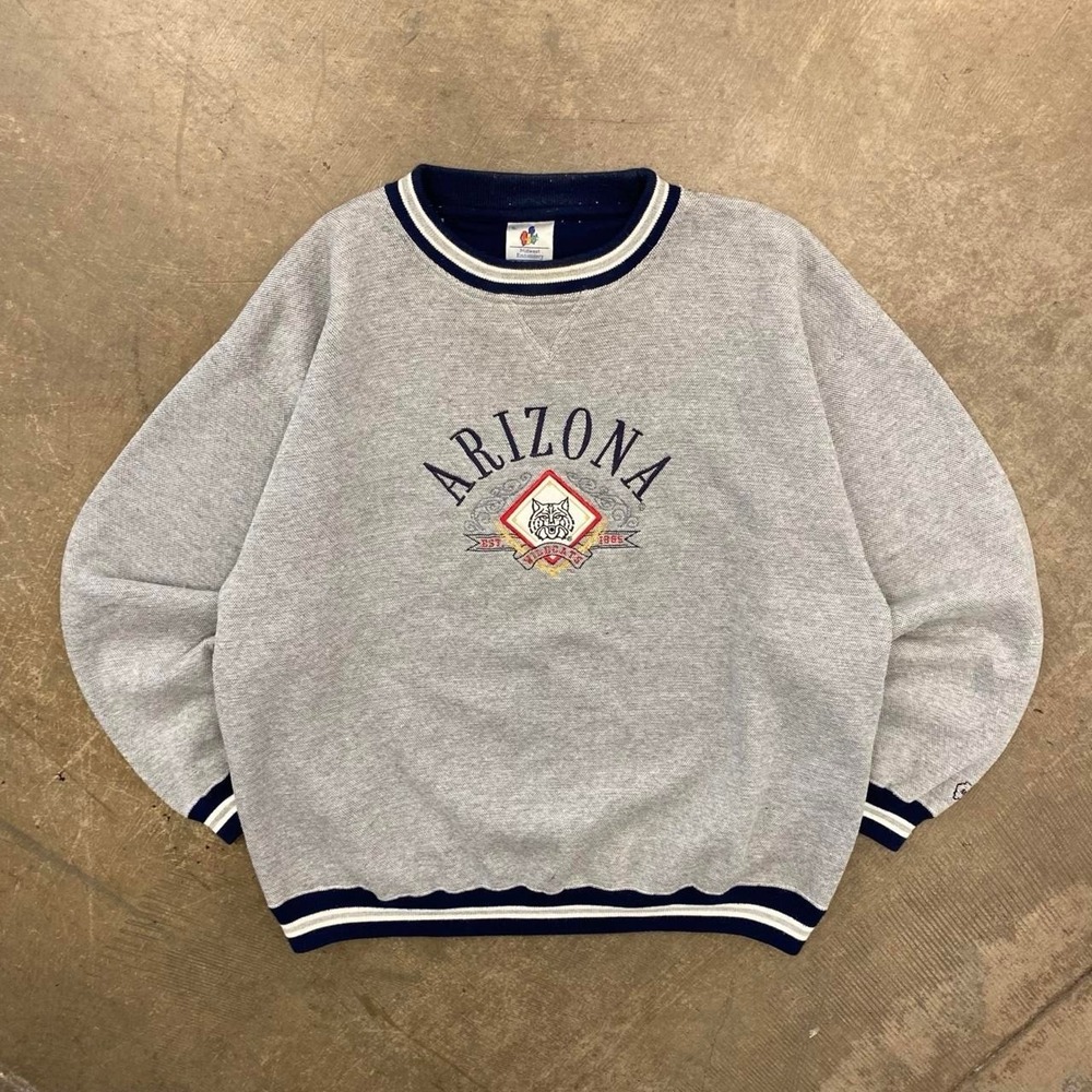 Vintage Arizona Wildcats 90s Midwest Graphics College Sweatshirt Crewneck XL